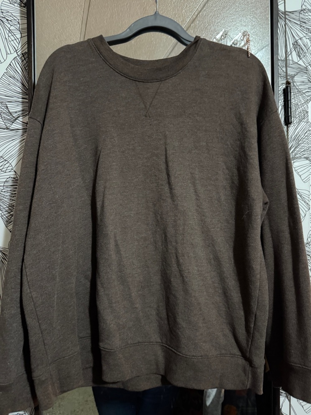 Time and Tru Brown Crewneck Sweater